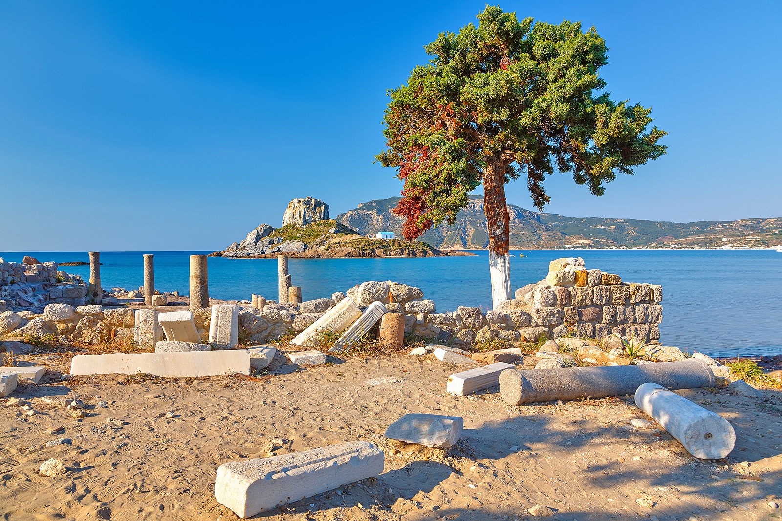 Ancient ruins on Kos, Greece